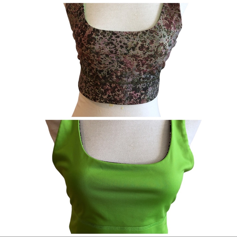 Fabletics Reversible Sports Bra, Size Medium